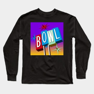 Bowl Sign, Background 2 Long Sleeve T-Shirt